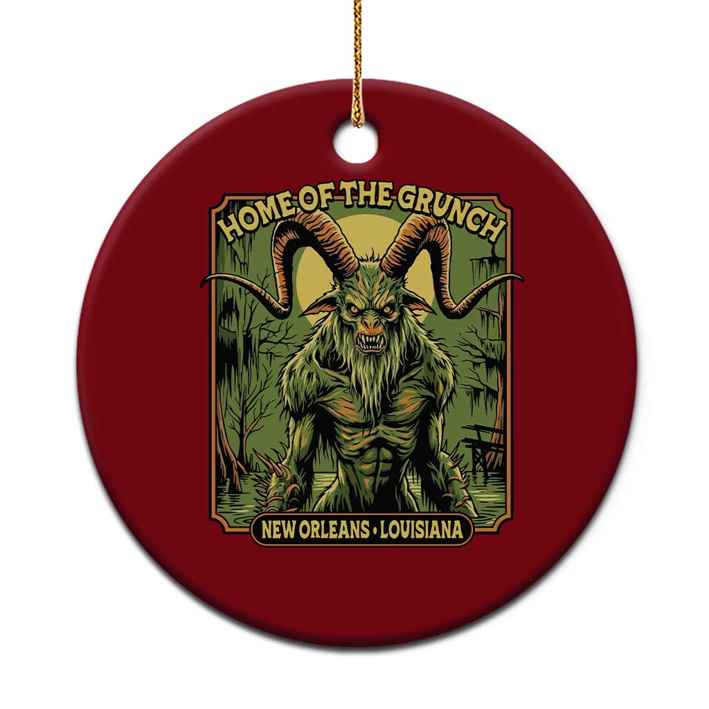 Grunch Road Monster Ceramic Ornament Home Of The Grunch Nola Louisiana
