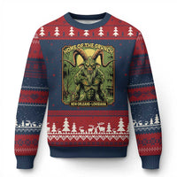 Grunch Road Monster Ugly Christmas Sweater Home Of The Grunch Nola Louisiana