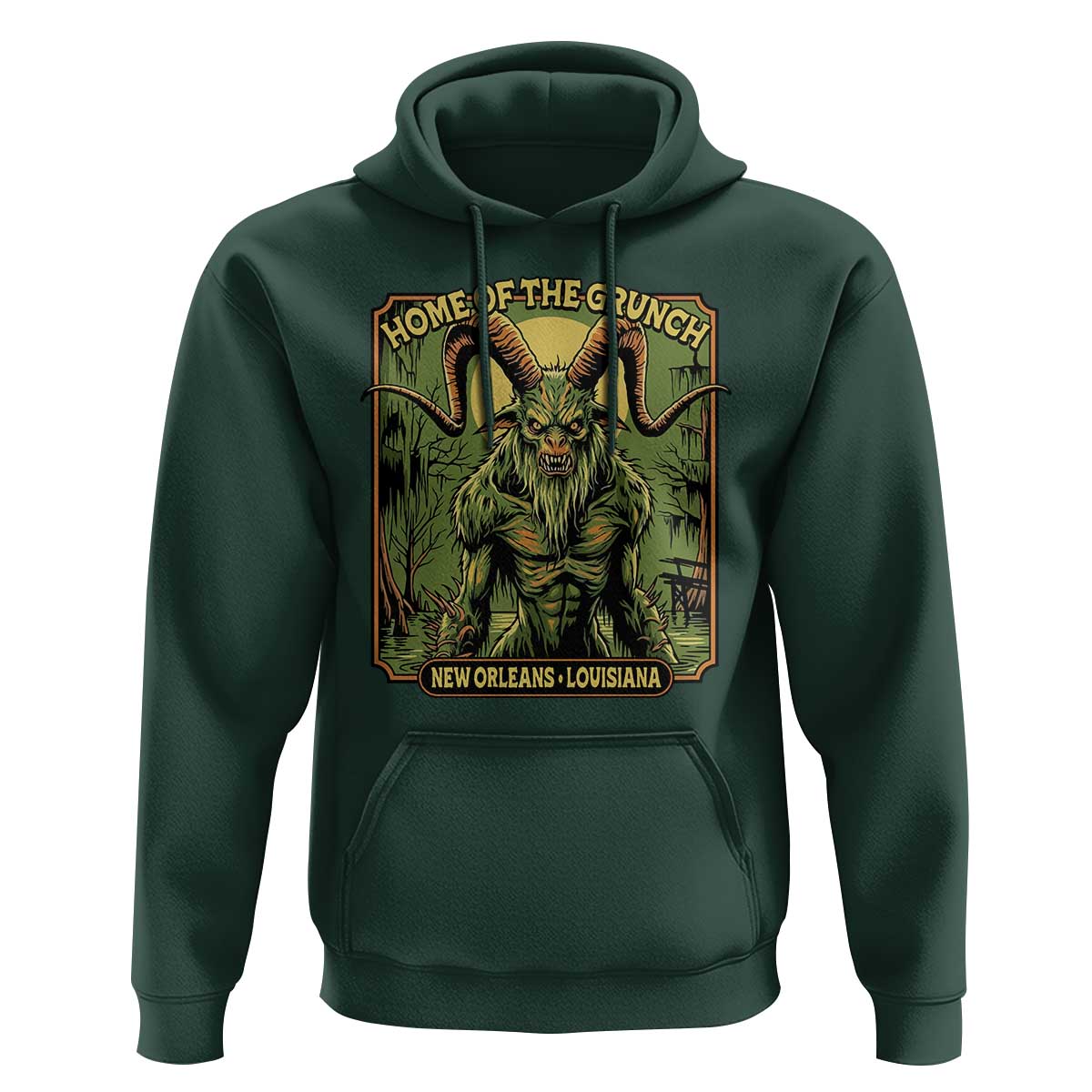 Grunch Road Monster Hoodie Home Of The Grunch Nola Louisiana