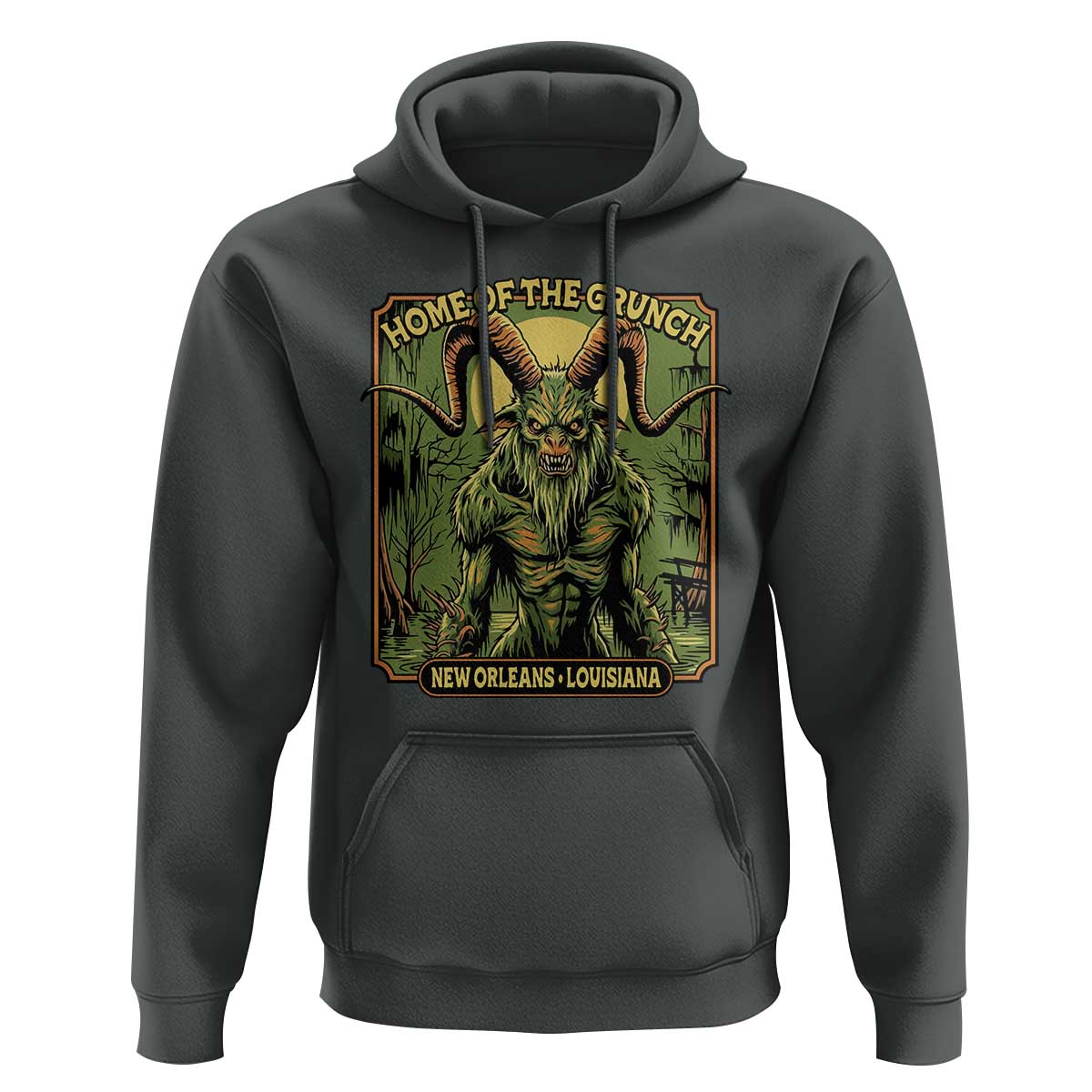 Grunch Road Monster Hoodie Home Of The Grunch Nola Louisiana