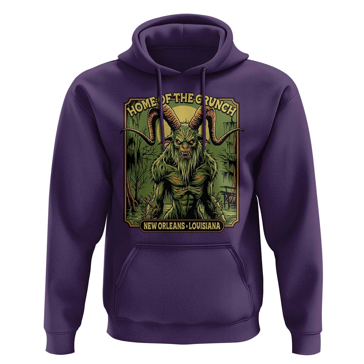Grunch Road Monster Hoodie Home Of The Grunch Nola Louisiana