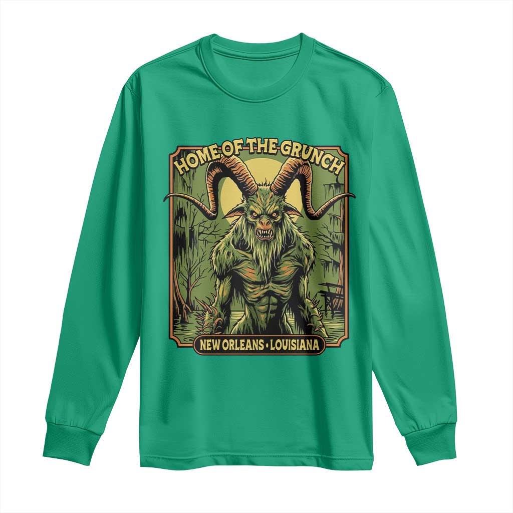 Grunch Road Monster Long Sleeve Shirt Home Of The Grunch Nola Louisiana