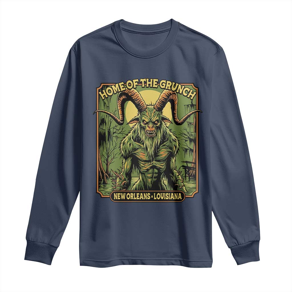 Grunch Road Monster Long Sleeve Shirt Home Of The Grunch Nola Louisiana
