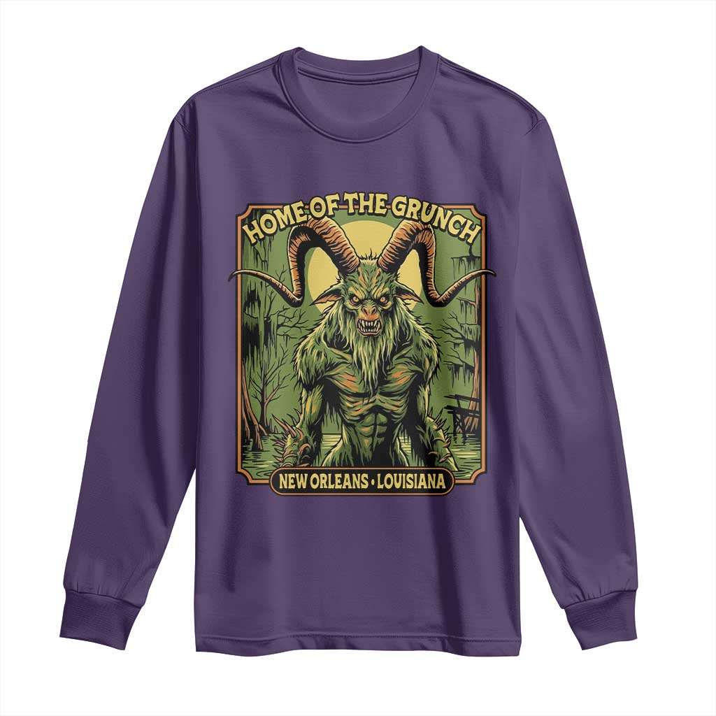 Grunch Road Monster Long Sleeve Shirt Home Of The Grunch Nola Louisiana