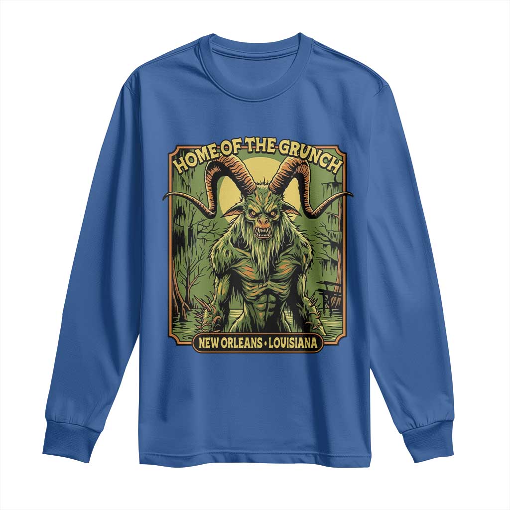 Grunch Road Monster Long Sleeve Shirt Home Of The Grunch Nola Louisiana