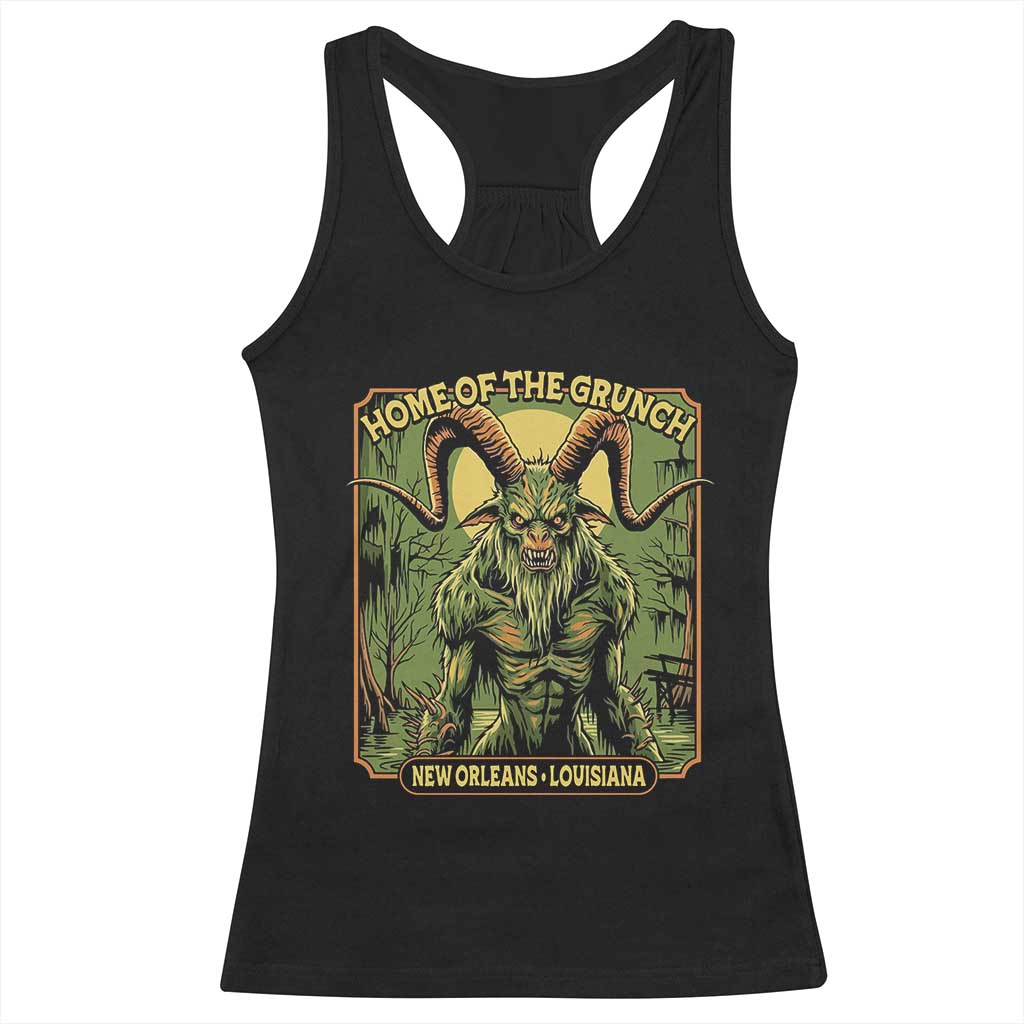 Grunch Road Monster Racerback Tank Top Home Of The Grunch Nola Louisiana