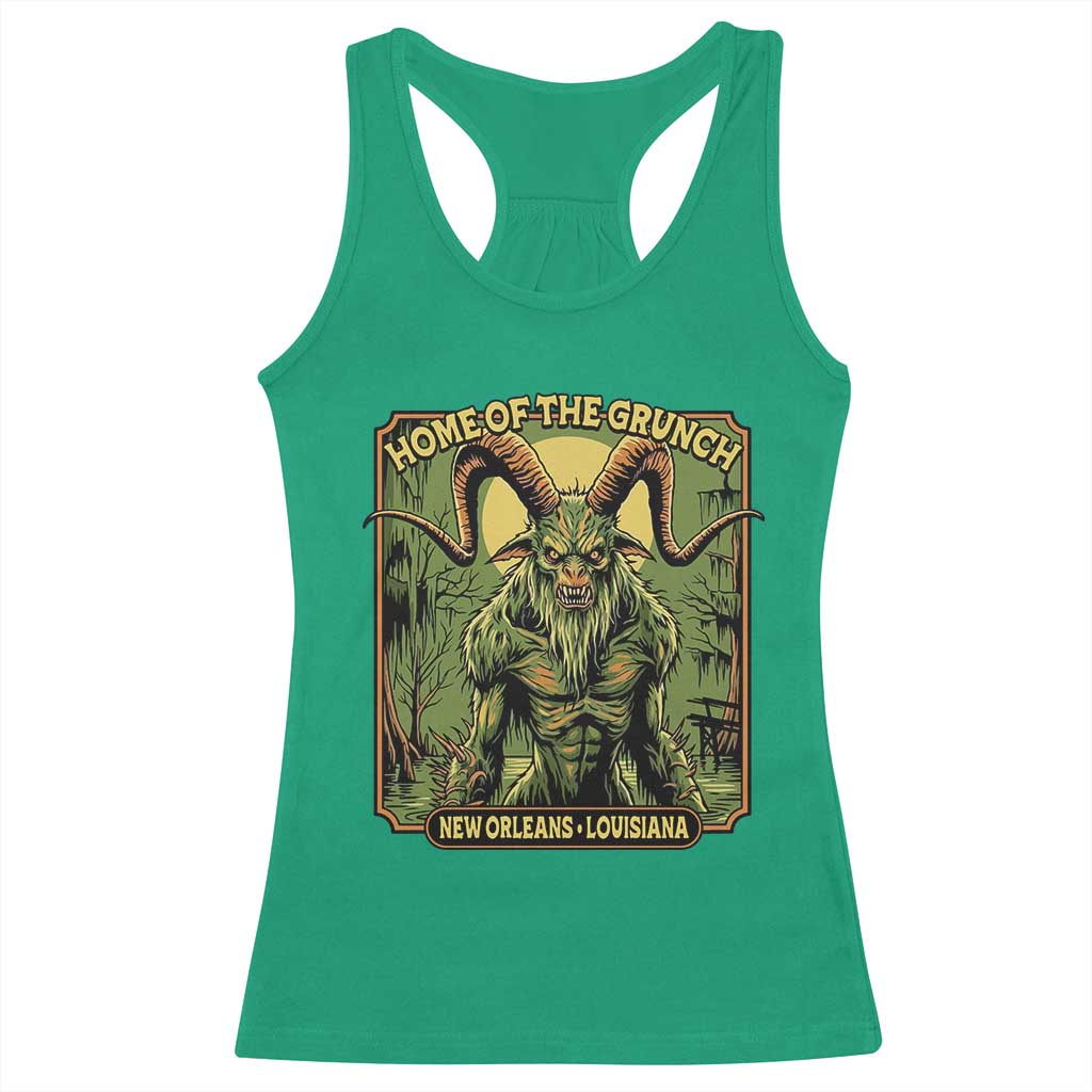 Grunch Road Monster Racerback Tank Top Home Of The Grunch Nola Louisiana