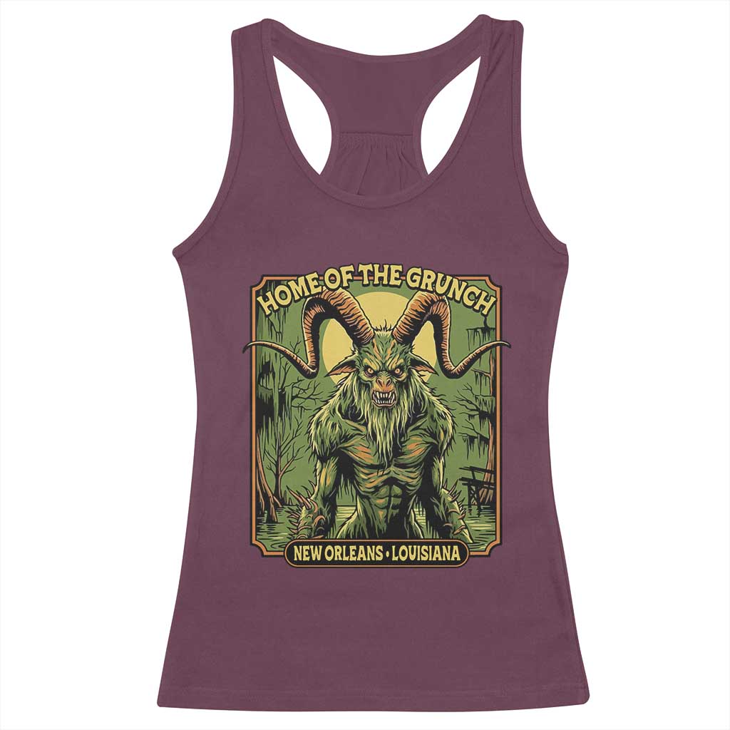 Grunch Road Monster Racerback Tank Top Home Of The Grunch Nola Louisiana