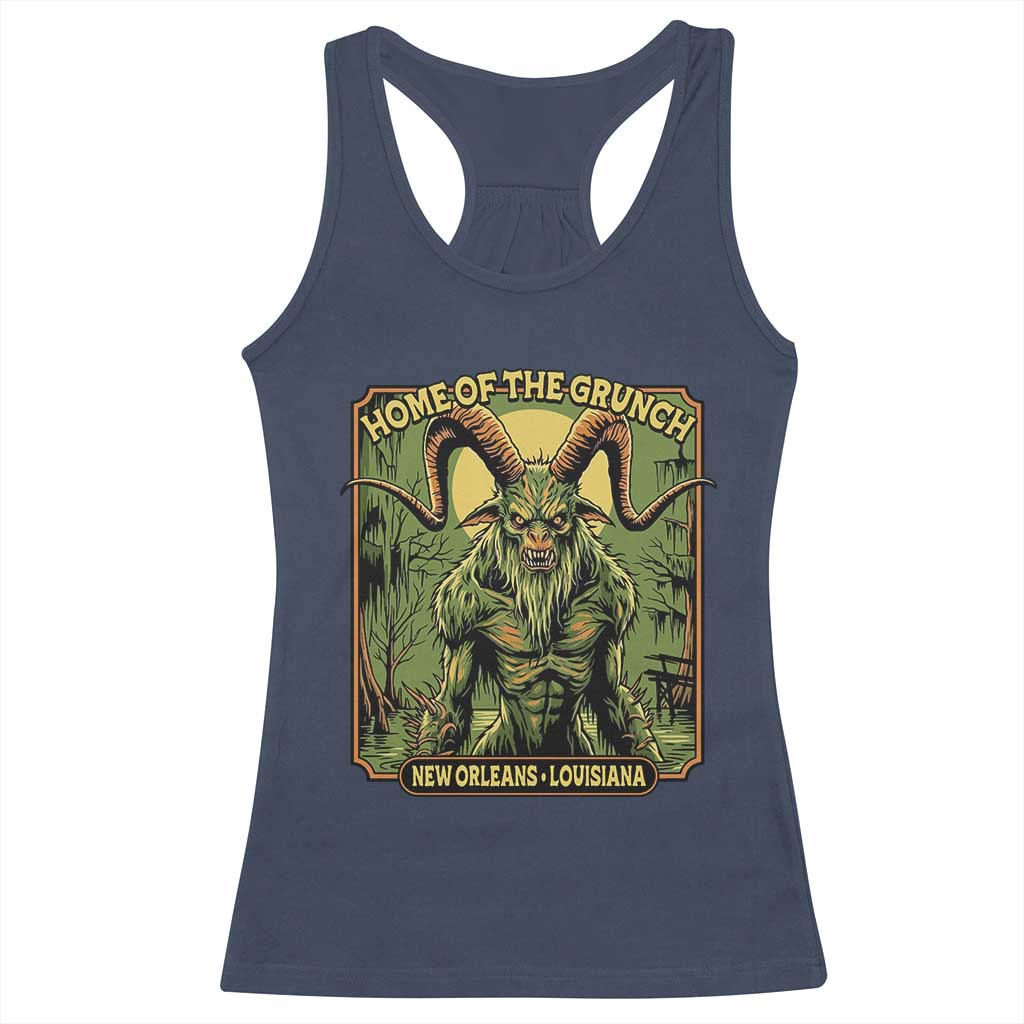 Grunch Road Monster Racerback Tank Top Home Of The Grunch Nola Louisiana