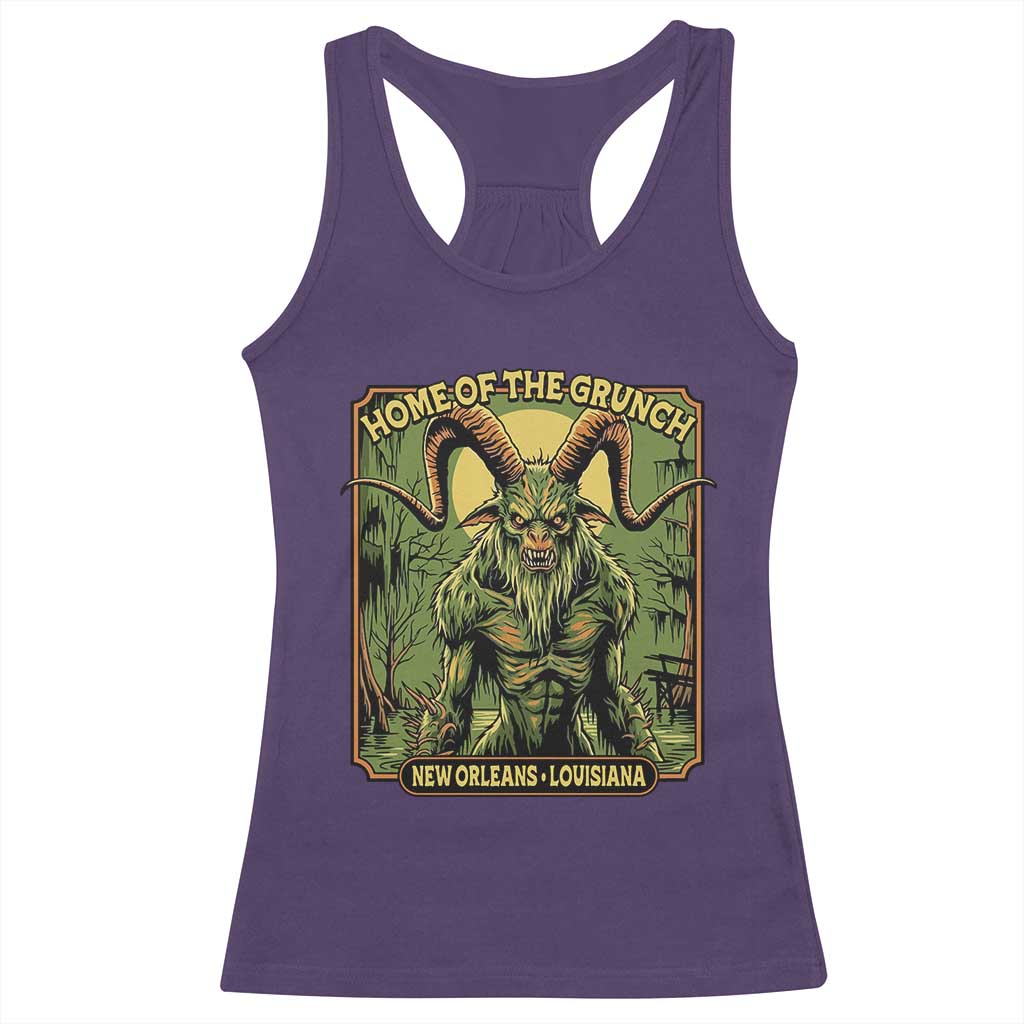 Grunch Road Monster Racerback Tank Top Home Of The Grunch Nola Louisiana