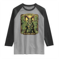 Grunch Road Monster Raglan Shirt Home Of The Grunch Nola Louisiana