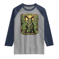 Grunch Road Monster Raglan Shirt Home Of The Grunch Nola Louisiana