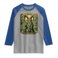 Grunch Road Monster Raglan Shirt Home Of The Grunch Nola Louisiana