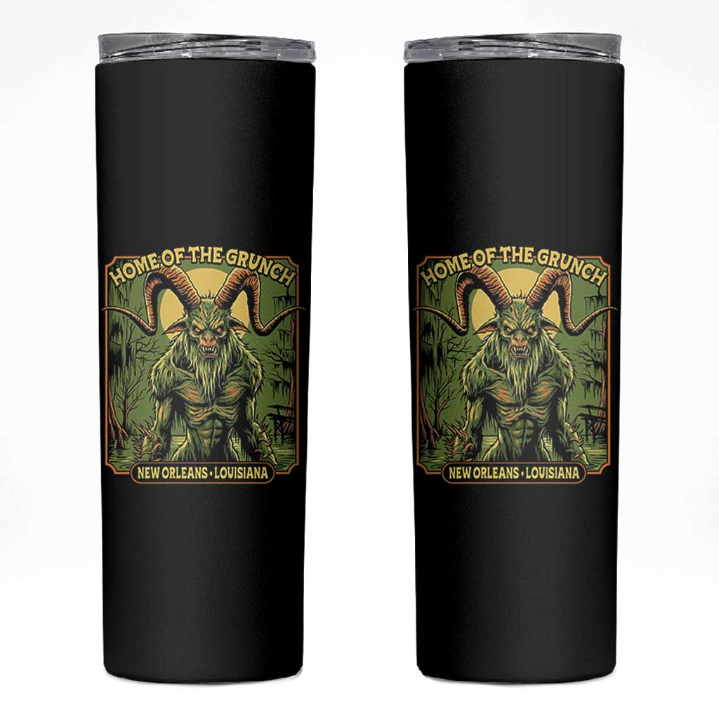 Grunch Road Monster Skinny Tumbler Home Of The Grunch Nola Louisiana
