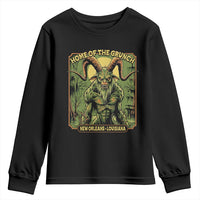 Grunch Road Monster Youth Sweatshirt Home Of The Grunch Nola Louisiana