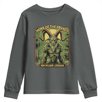 Grunch Road Monster Youth Sweatshirt Home Of The Grunch Nola Louisiana