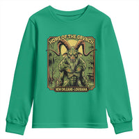 Grunch Road Monster Youth Sweatshirt Home Of The Grunch Nola Louisiana