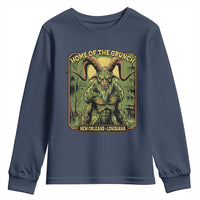 Grunch Road Monster Youth Sweatshirt Home Of The Grunch Nola Louisiana