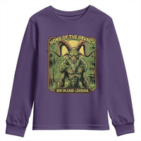 Grunch Road Monster Youth Sweatshirt Home Of The Grunch Nola Louisiana