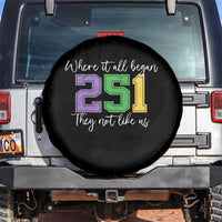 251 Mardi Gras Mobile Alabama Spare Tire Cover Where It All Began Fat Tuesday Carnival Glitter Print