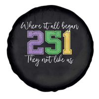 251 Mardi Gras Mobile Alabama Spare Tire Cover Where It All Began Fat Tuesday Carnival Glitter Print