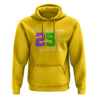 251 Mardi Gras Mobile Alabama Hoodie Where It All Began Fat Tuesday Carnival Glitter Print