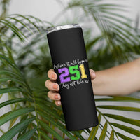 251 Mardi Gras Mobile Alabama Skinny Tumbler Where It All Began Fat Tuesday Carnival Glitter Print
