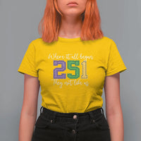 251 Mardi Gras Mobile Alabama T Shirt For Women Where It All Began Fat Tuesday Carnival Glitter Print