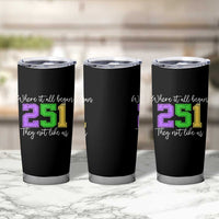 251 Mardi Gras Mobile Alabama Tumbler Cup Where It All Began Fat Tuesday Carnival Glitter Print