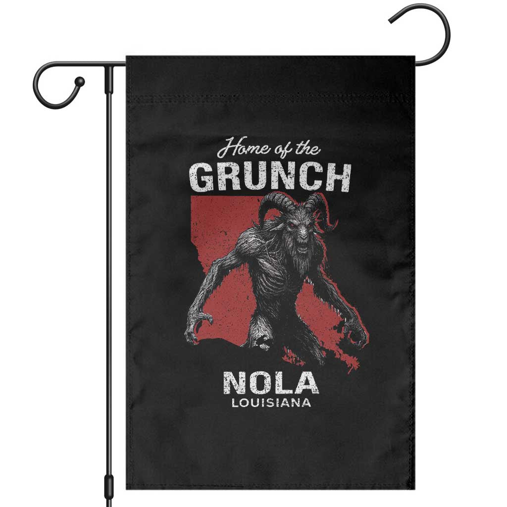 Home Of The Grunch Nola Louisiana Garden Flag New Orleans Urban Legend