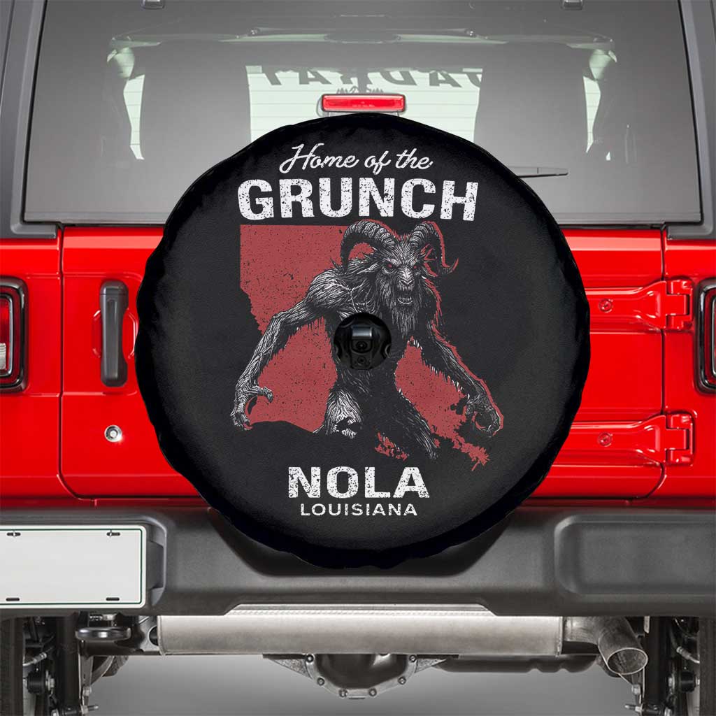 Home Of The Grunch Nola Louisiana Spare Tire Cover New Orleans Urban Legend