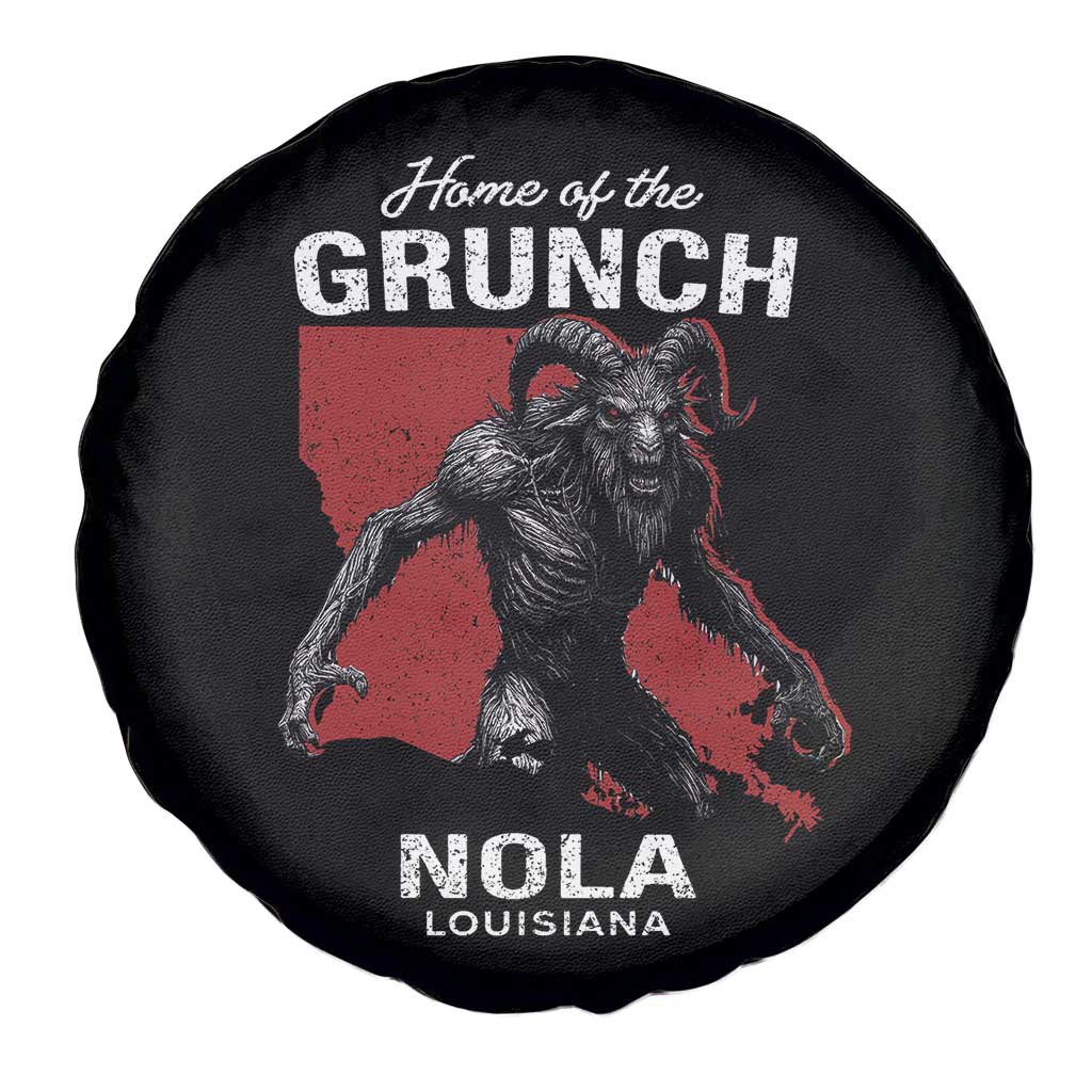 Home Of The Grunch Nola Louisiana Spare Tire Cover New Orleans Urban Legend