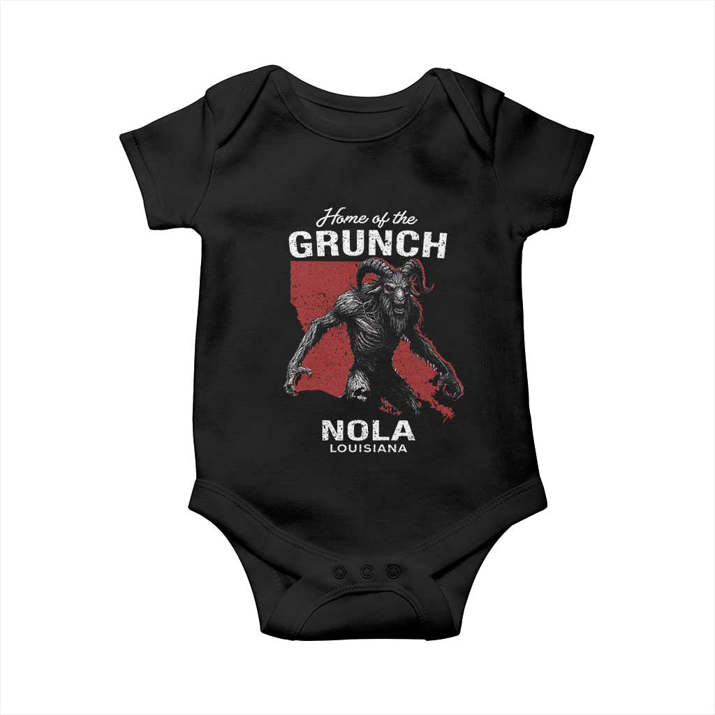 Home Of The Grunch Nola Louisiana Baby Onesie New Orleans Urban Legend