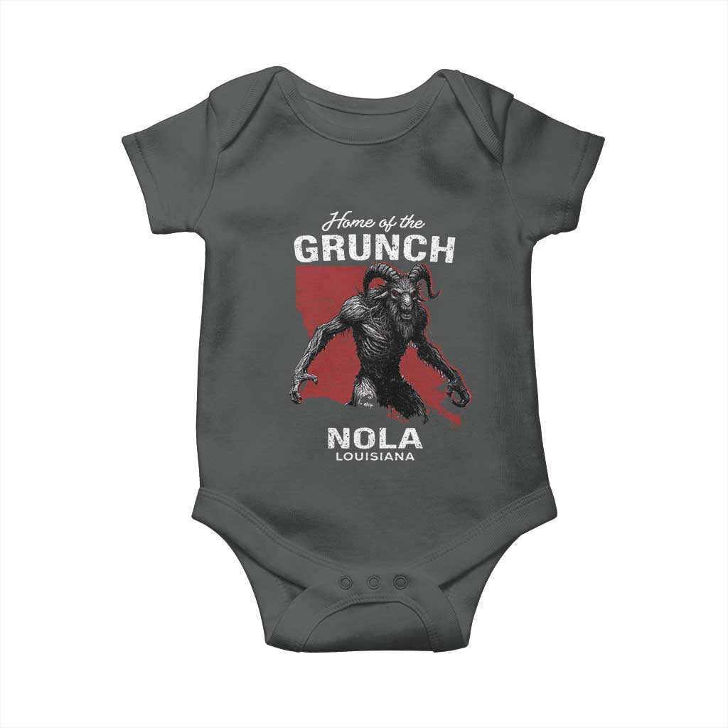 Home Of The Grunch Nola Louisiana Baby Onesie New Orleans Urban Legend