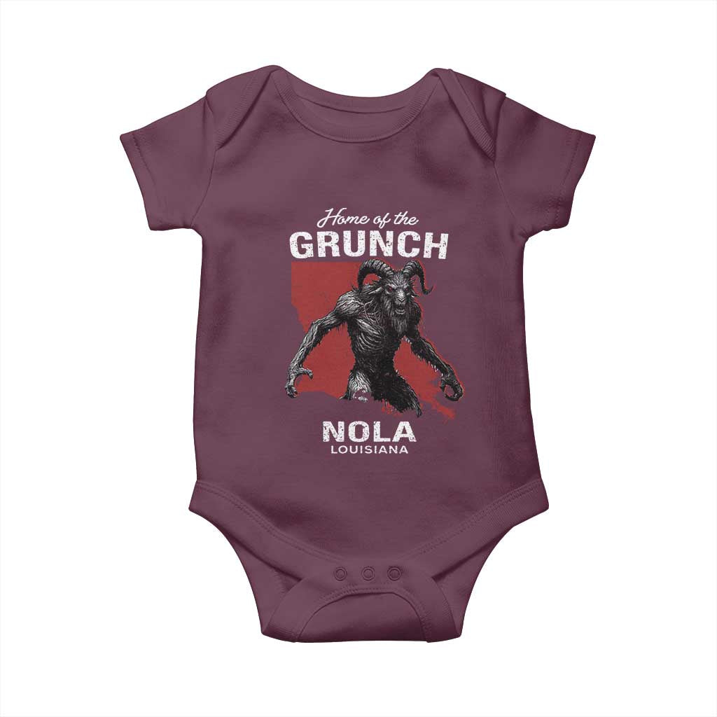 Home Of The Grunch Nola Louisiana Baby Onesie New Orleans Urban Legend