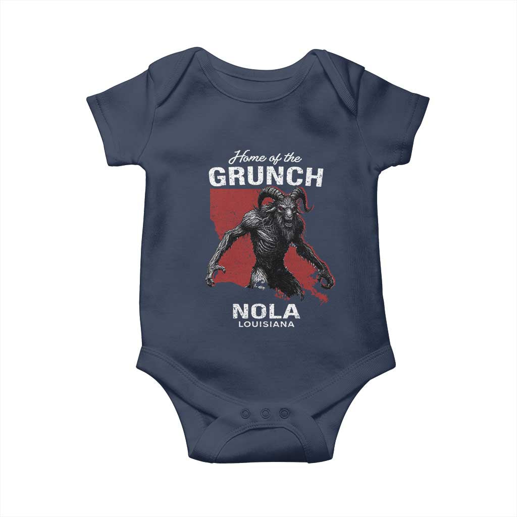 Home Of The Grunch Nola Louisiana Baby Onesie New Orleans Urban Legend