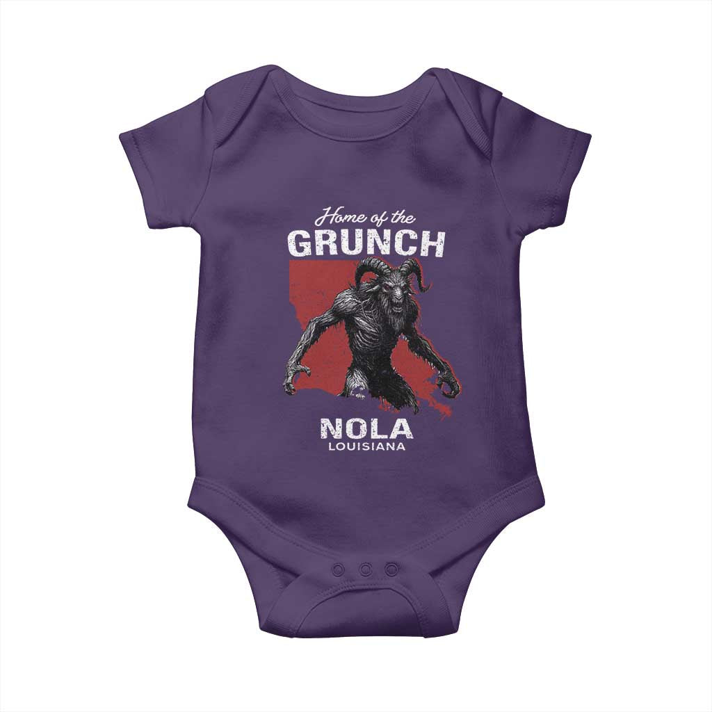 Home Of The Grunch Nola Louisiana Baby Onesie New Orleans Urban Legend