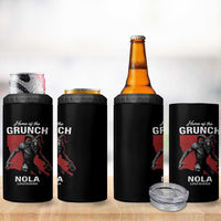 Home Of The Grunch Nola Louisiana 4 in 1 Can Cooler Tumbler New Orleans Urban Legend
