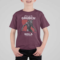 Home Of The Grunch Nola Louisiana T Shirt For Kid New Orleans Urban Legend