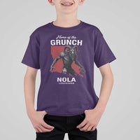 Home Of The Grunch Nola Louisiana T Shirt For Kid New Orleans Urban Legend