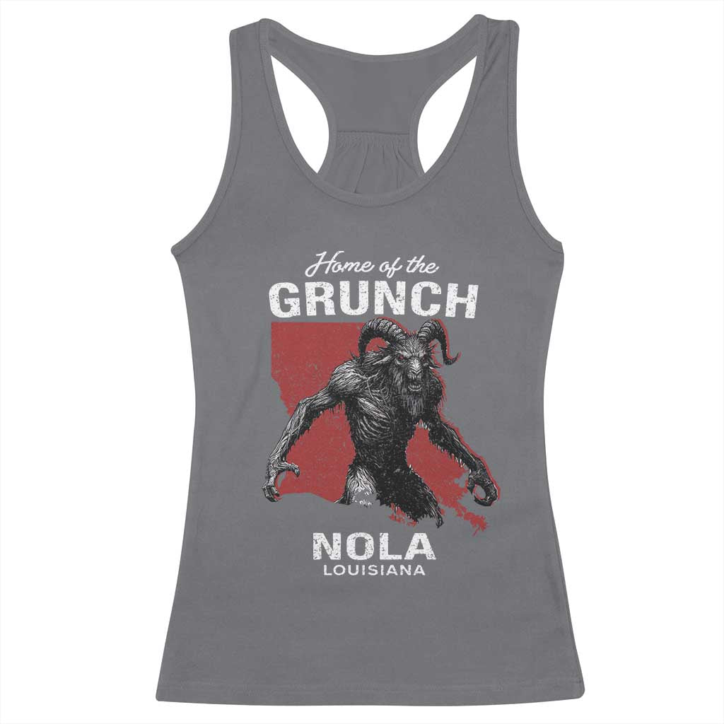 Home Of The Grunch Nola Louisiana Racerback Tank Top New Orleans Urban Legend