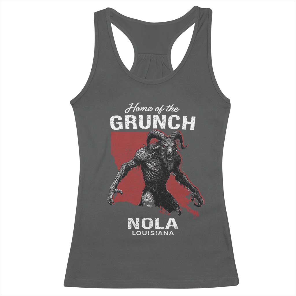 Home Of The Grunch Nola Louisiana Racerback Tank Top New Orleans Urban Legend