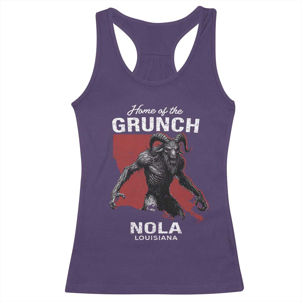 Home Of The Grunch Nola Louisiana Racerback Tank Top New Orleans Urban Legend