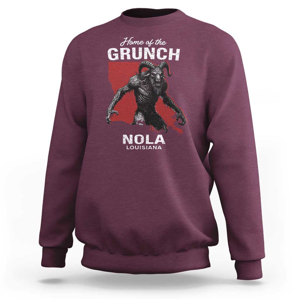 Home Of The Grunch Nola Louisiana Sweatshirt New Orleans Urban Legend