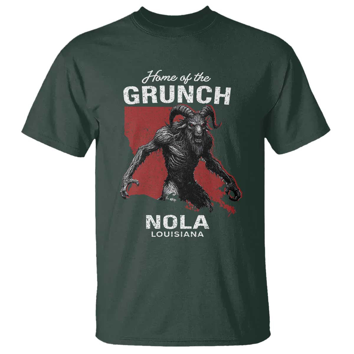 Home Of The Grunch Nola Louisiana T Shirt New Orleans Urban Legend