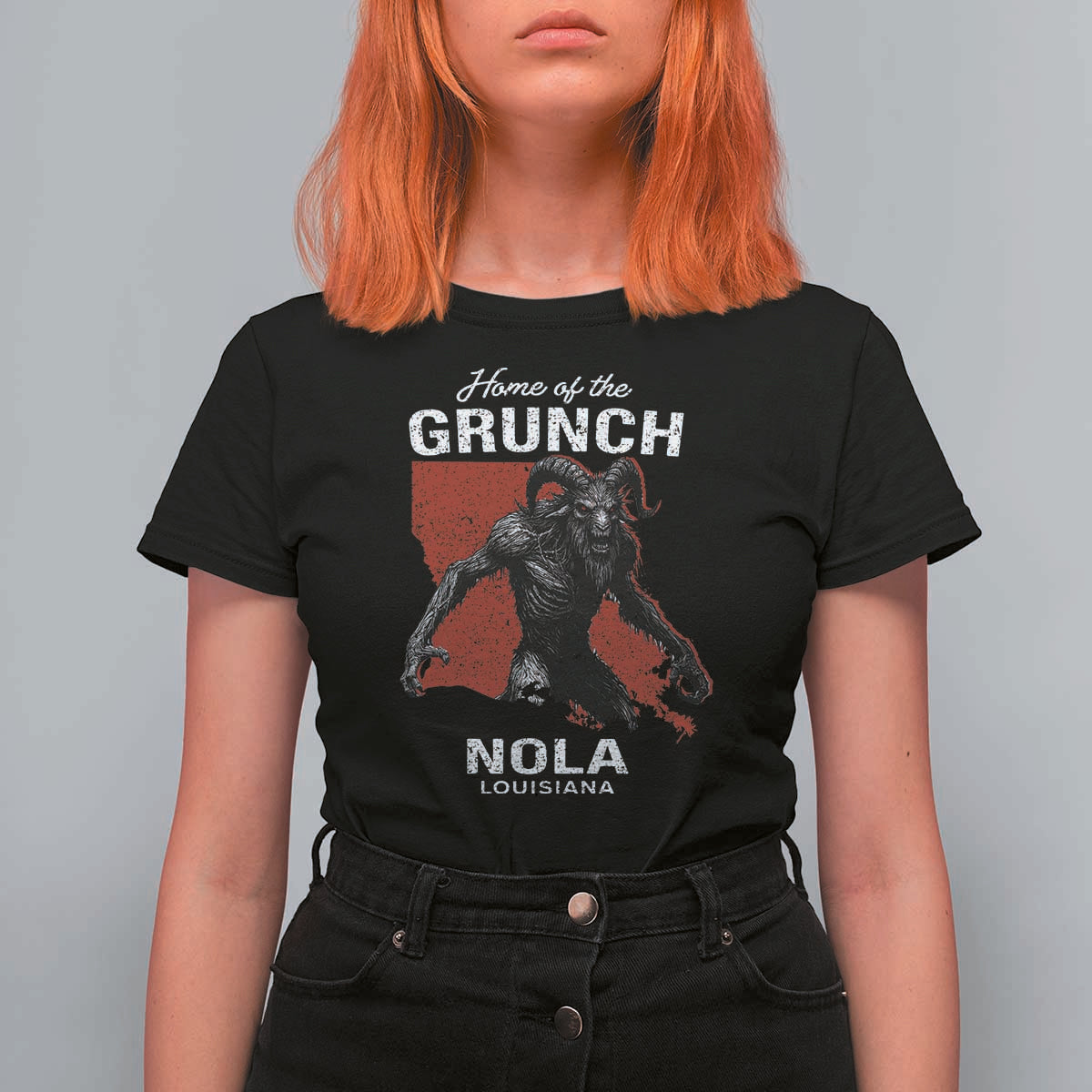 Home Of The Grunch Nola Louisiana T Shirt For Women New Orleans Urban Legend