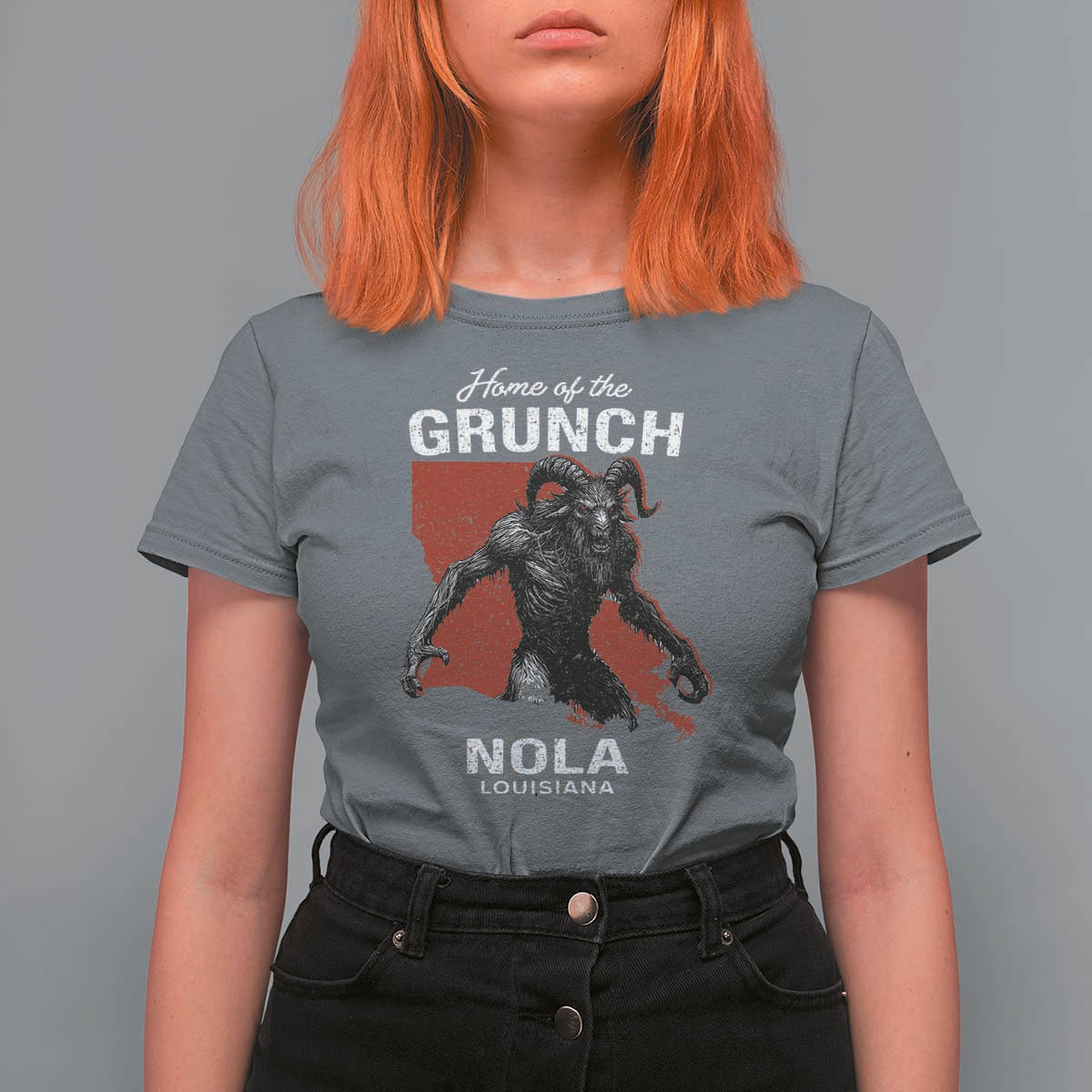 Home Of The Grunch Nola Louisiana T Shirt For Women New Orleans Urban Legend