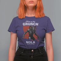 Home Of The Grunch Nola Louisiana T Shirt For Women New Orleans Urban Legend