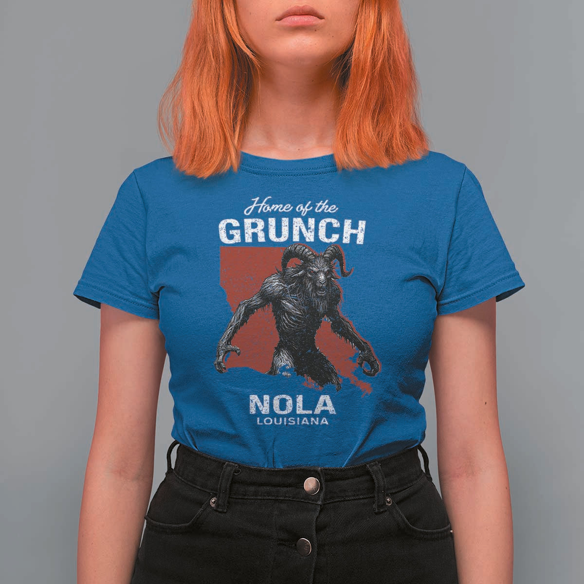 Home Of The Grunch Nola Louisiana T Shirt For Women New Orleans Urban Legend