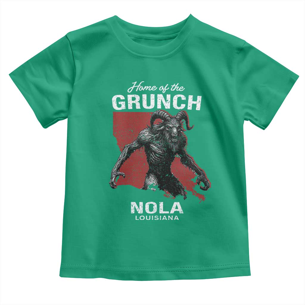 Home Of The Grunch Nola Louisiana Toddler T Shirt New Orleans Urban Legend